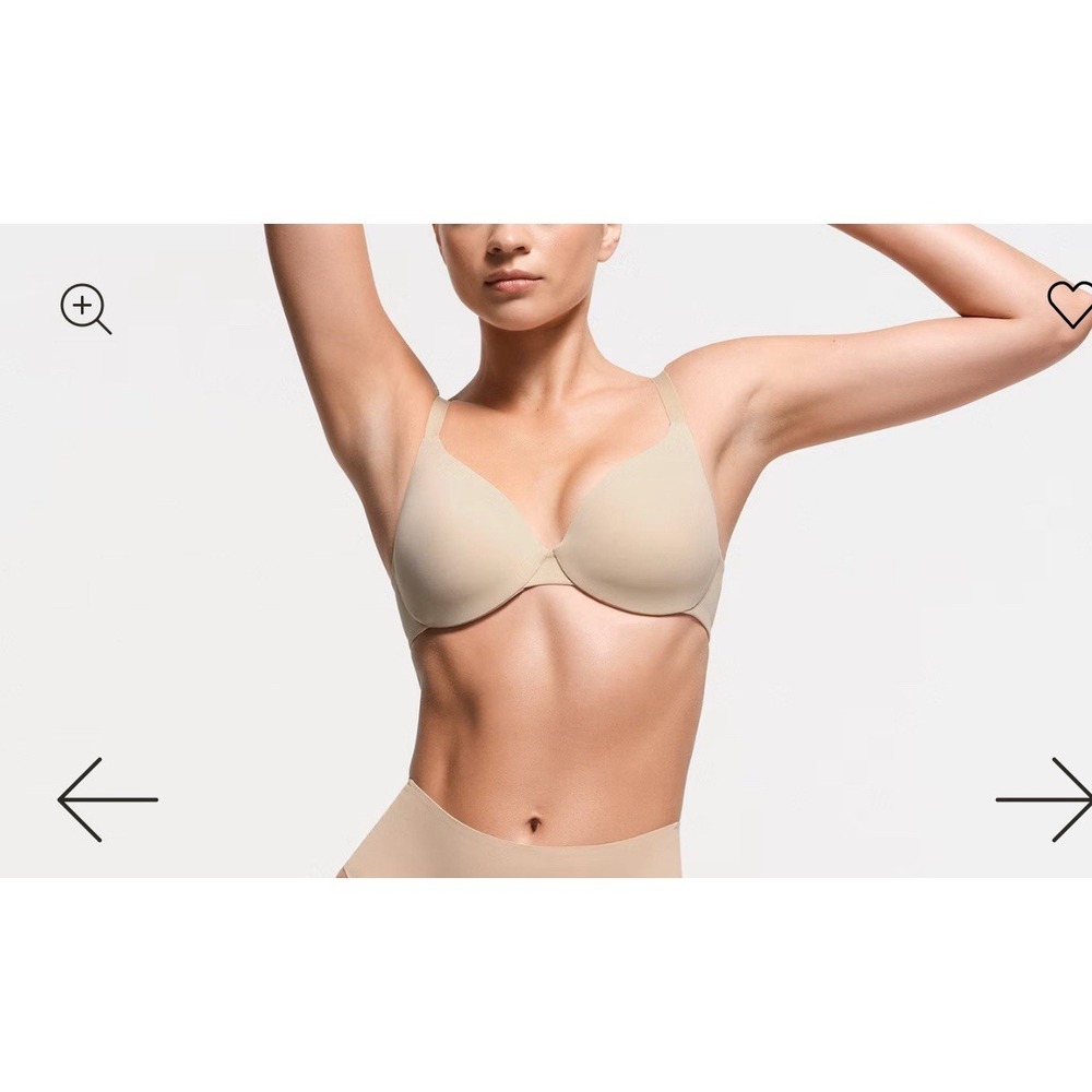 SKIMS Smoothing intimates full coverage lightly lined bra clay 34B NWT